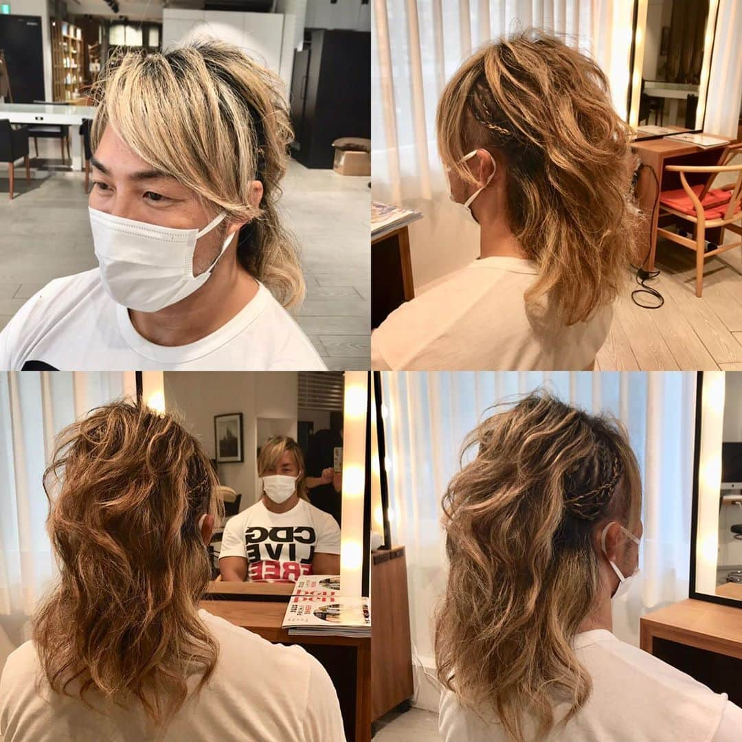 棚橋弘至さんのインスタグラム写真 - (棚橋弘至Instagram)「昨日の #hairstyle 。夏目さん、ありがとうございました😊」10月15日 10時47分 - hiroshi_tanahashi