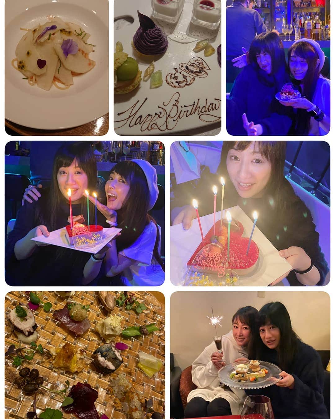 工藤亜耶のインスタグラム：「たくさん、メッセージありがとうございます(^O^)大変な時期ですが、無事36歳を迎えました！！誕生日会は身内で(^_^) 杏に数日かけてのサプライズを仕掛けられ、心底騙されたのは初体験でしたw 手混んでたな～！！w #杏さゆり  #誕生日  #サプライズ」