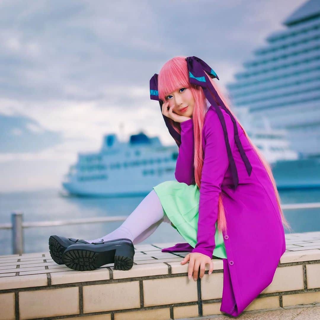 若月雅のインスタグラム：「【#五等分の花嫁／#中野二乃】  . . #cosplayers  #cosplaylife  #event #happy #photography  #kobe #japan #mosaic #神戸モザイク　 #夜景　 #cosplayevent  #anime #漫画好きな人と繋がりたい　 #アニメ好きな人と繋がりたい」