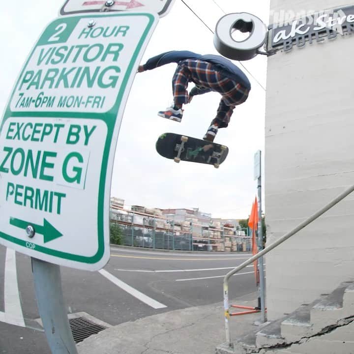 スラッシャーのインスタグラム：「💥 @ishcepeda 💥 As seen in his @dc_skateboarding part 📼 Now playing on the Thrasher app 📲」