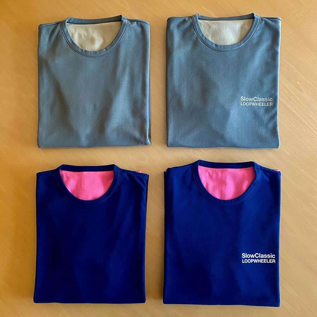 のインスタグラム：「． 【 受注会にてオーダーを頂いたお客様へご案内です。 】  リバーシブルTシャツ 無地ver.とプリントver. 共に入荷致しました。  無地(品番 LW315revTeeMuji) プリント(品番 LW315revTeePT)  オーダー頂いた皆様大変お待たせ致しました。 お迎えのほど、宜しくお願い致します。  <LW福岡店の営業について>  平日は12:00〜19:30、土日祝は11:00〜19:30の営業となります。 尚、火曜日は定休日です。 . スタッフはオープン前に検温、健康状態のチェックを行い、マスク着用にて接客の間合をとってご対応させていただきます。 また、次亜塩素酸空間除菌脱臭機を設置して消毒等十分店内環境を整えられるよう努めております。 . ご来店頂くお客様へのお願いと致しましては、マスクの着用をお願い申し上げます。 . スタッフよりアルコール消毒をさせていただきますのでご理解・ご協力のほど宜しくお願い致します。  #loopwheeler #loopwheelerfukuoka #ループウィラー #ループウィラー福岡 #吊り編み#スウェット#tsuriami #madeinjapan#sweatshirt #日本製#福岡#薬院#定番」