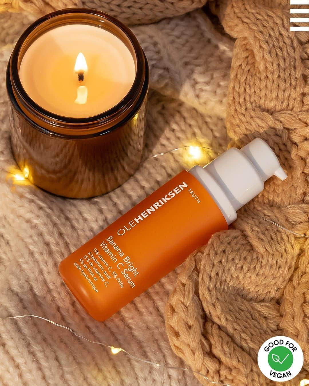 セフォラさんのインスタグラム写真 - (セフォラInstagram)「Les journées se rafraichissent 🍁 On ressort les vêtements chauds, mais on n'oublie pas d'utiliser le sérum Banana Bright @olehenriksen pour garder un teint estival et un joli glow naturel 🌟 L'avez-vous déjà testé ?  Uniquement chez SEPHORA.  #SEPHORAGOODFOR VEGAN #SephoraLovesOleHenriksen」10月15日 14時30分 - sephorafrance