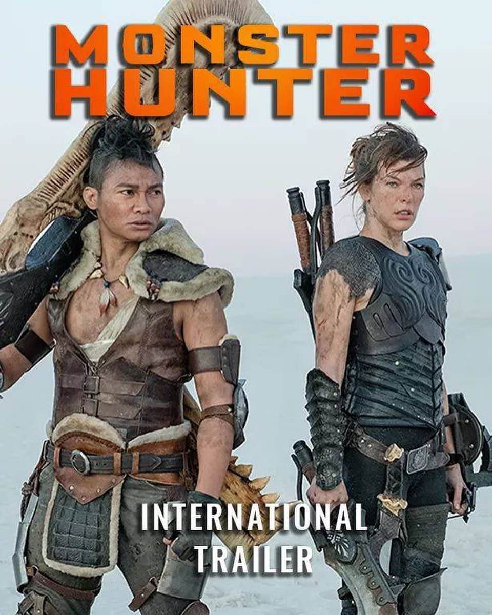 トニー・ジャーのインスタグラム：「#MonsterHunterMovie See the movie, don't make me hunt you.」