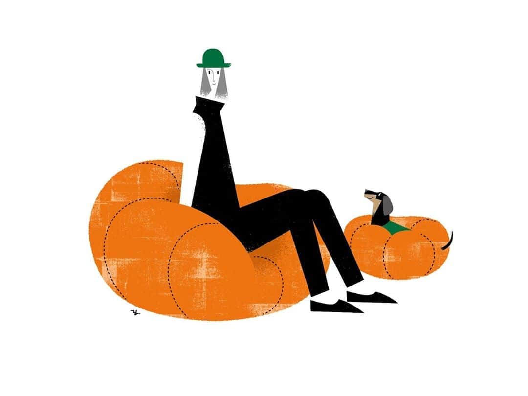Dribbbleさんのインスタグラム写真 - (DribbbleInstagram)「October by Yoshiyuki Yagi ⠀ ⠀ #dribbble #design #october #halloween #illustration #dribbblers」10月15日 15時17分 - dribbble