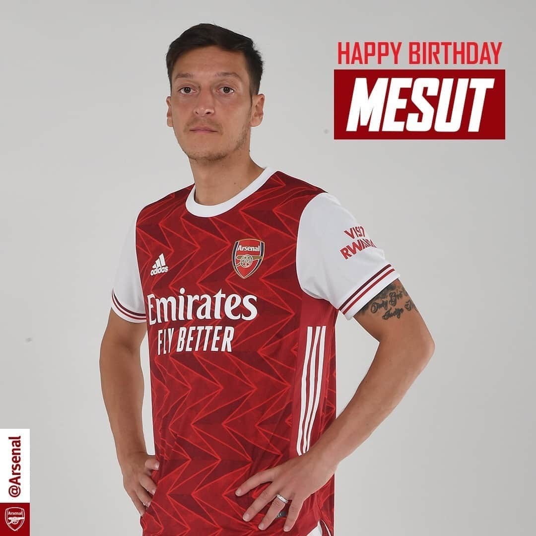 アーセナルFCさんのインスタグラム写真 - (アーセナルFCInstagram)「Happy birthday, Mesut! 🎂🎊⁠ ⁠ #Arsenal #Mesut #Ozil #Gunners #YaGunnersYa #M1Ö」10月15日 15時20分 - arsenal