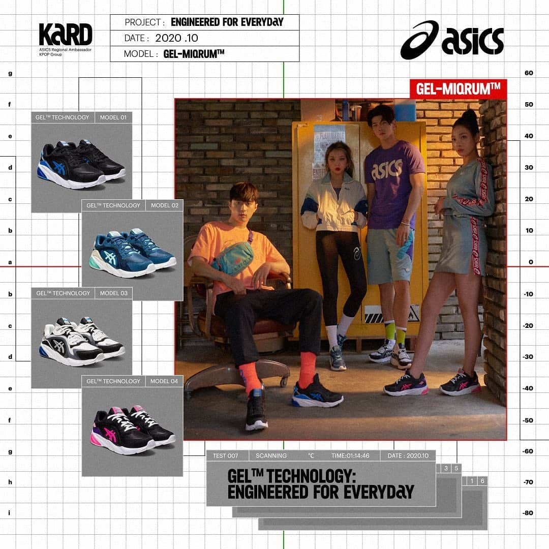 K.A.R.Dさんのインスタグラム写真 - (K.A.R.DInstagram)「[#KARD] Catch this exclusive behind-the-scenes footage and find out what went down during the filming for the GEL-MIQRUM! We love how these stylish kicks provided us with the comfort to last through long hours of shoots. . GEL- MIQRUM can now be found at selected ASICS stores and ASICS.COM in Singapore, Malaysia, Thailand and Cambodia, and will be available in Vietnam, Indonesia and Philippines starting next month. . @asics_sportstyle_sg @asics_sportstyle_th @asics_sportstyle_my @asics_sportstyle_vn @asics_sportstyle_id @asics_sportstyle_ph . #ASICSSPORTSTYLESG #ASICSSPORTSTYLETH #ASICSSPORTSTYLEMY #ASICSSPORTSTYLEVN #ASICSSPORTSTYLEID #ASICSSPORTSTYLEPH #GELMIQRUM」10月15日 15時29分 - official_kard