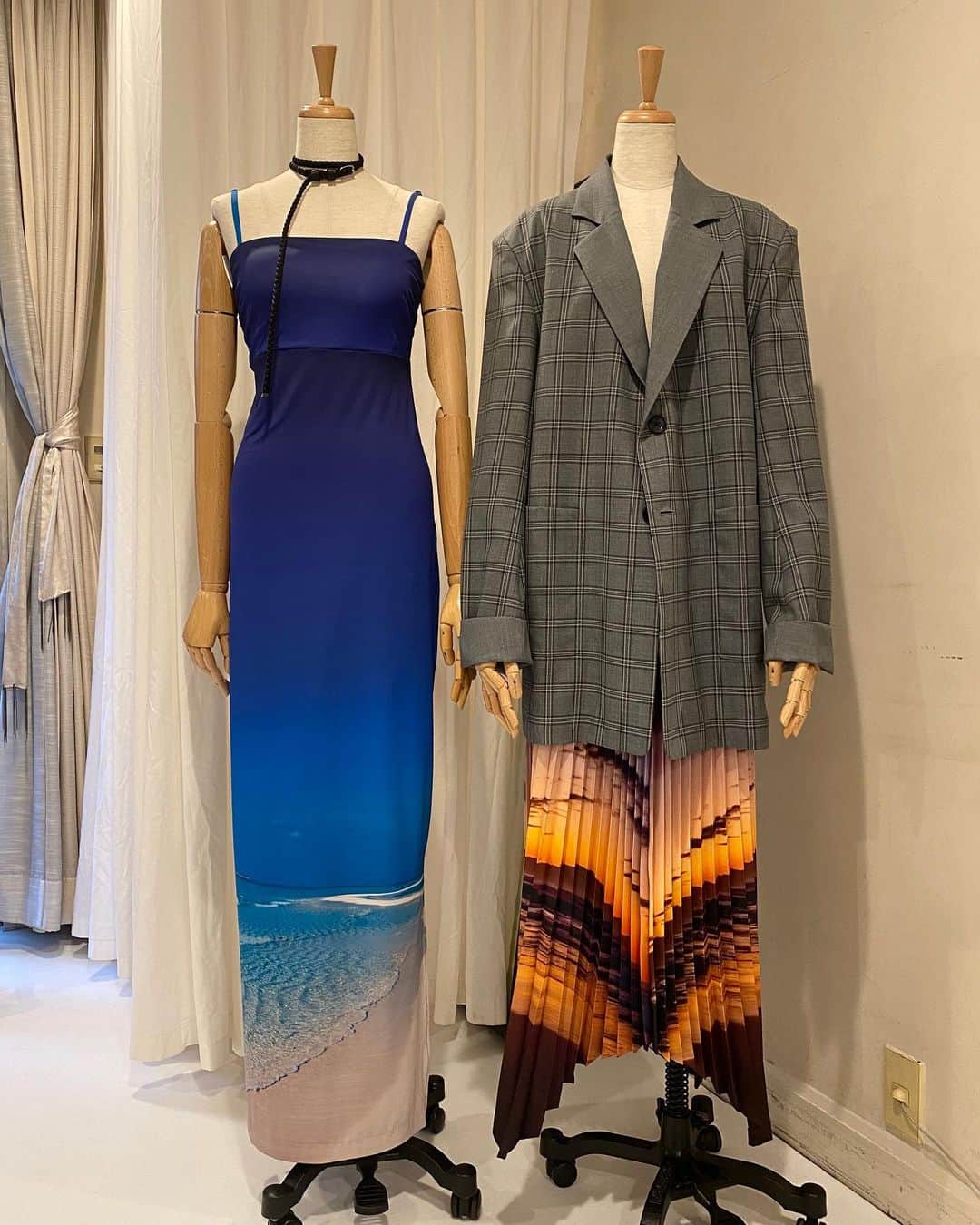 のインスタグラム：「Rakuten Fashion Week TOKYO 2021 S/S 2日目  "G.V.G.V." の展示会へ  #RakutenFWT #RakutenFWT_VOICE」