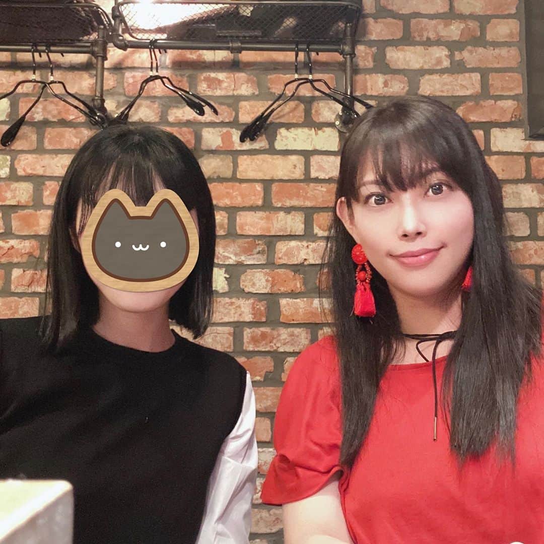 相沢あいのインスタグラム：「妹が誕生日だったので、目黒foursでご飯。意外な食材を組み合わせるセンスの良さがお気に入り。妹も楽しんでくれたみたいで良かった！」