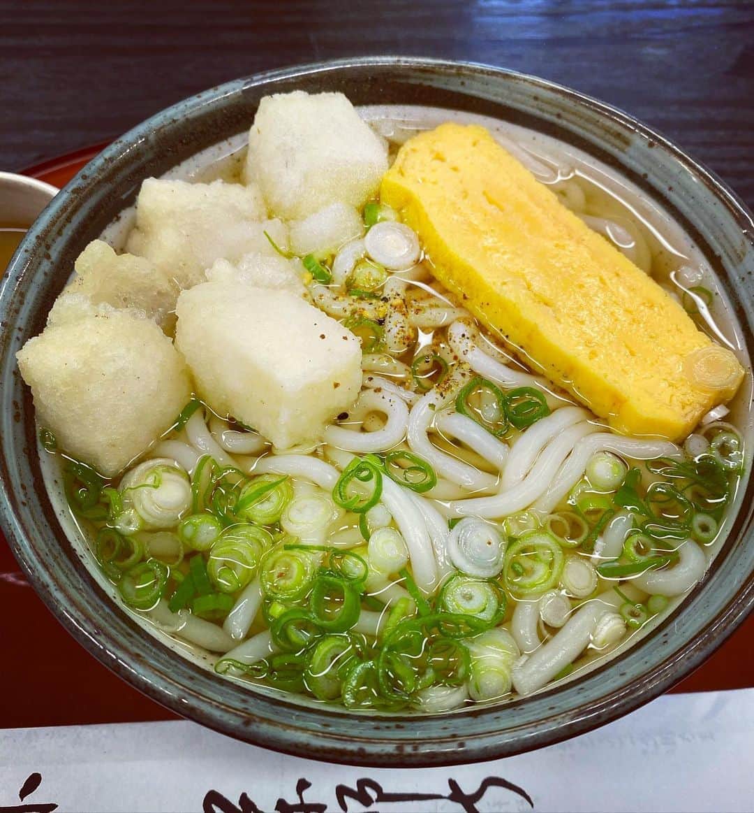 五箇公貴のインスタグラム：「薬師寺でいただいたうどんが忘れられない。」