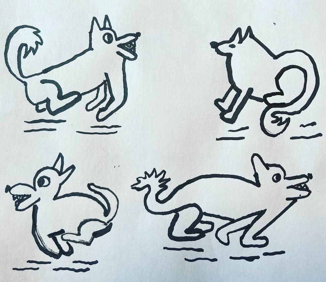 のインスタグラム：「Some Twig sketches to give your mind a break. 🧠 🏝#twiggitytwig」