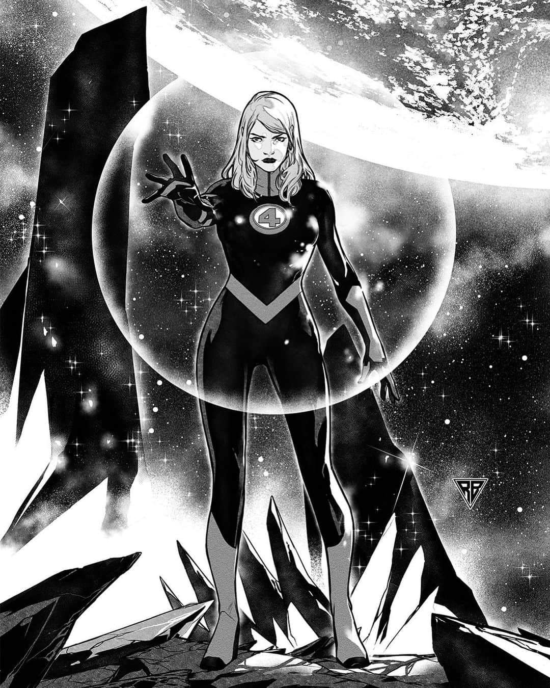 RB Silvaのインスタグラム：「FANTASTIC FOUR #26 STORMBREAKERS VARIANT COVER. #marvelcomics #marvel #fantasticfour #stormbreakers」