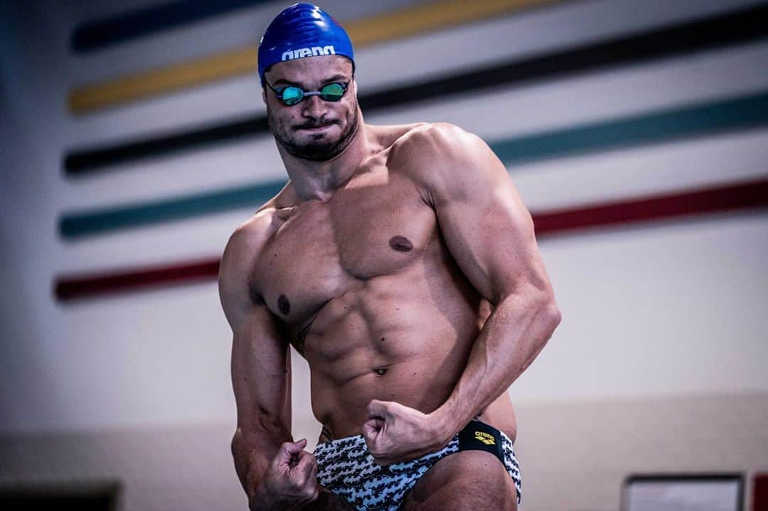 フローラン・マナドゥさんのインスタグラム写真 - (フローラン・マナドゥInstagram)「Tomorrow the guns are coming out 💪🏽🔫 🦍 @iswimleague #season2 #firstmatch @energystandard」10月16日 3時16分 - florentmanaudou