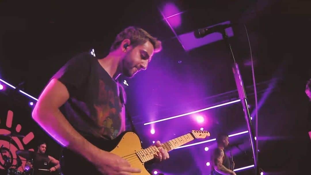 All Time Lowのインスタグラム：「The first #BasementNoise stream was beyond a special experience for all of us. Wake Up Sunshine was meant to be heard live and getting to finally play the whole album properly truly meant the world. We can’t wait to keep sharing these moments with you! The next stream is coming right up, it’s @riandawson’s set! Who knows what we’ll play 👀 Tickets at shop.alltimelow.com」