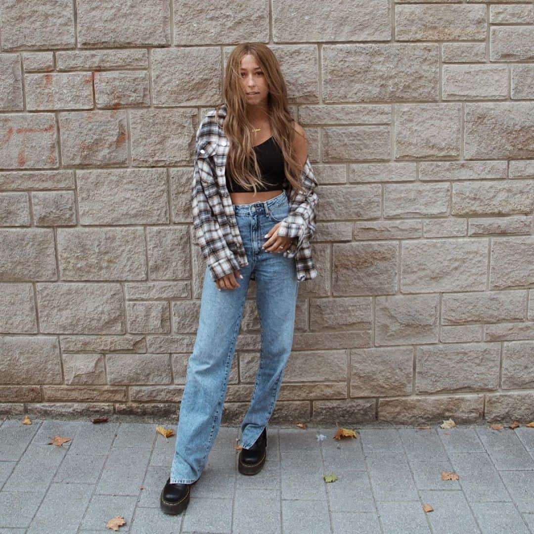 TALLY WEiJLさんのインスタグラム写真 - (TALLY WEiJLInstagram)「Cozy szn. Style inspo from @belinalilly   Check Shacket🔎 SCOPEJACKER  Split Hem Straight Jeans 🔎 SPADEMISS   #shacket #fashion #ootd #TALLYWEiJL」10月15日 19時03分 - tally_weijl