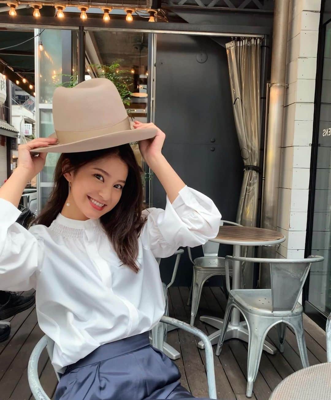明松美玖さんのインスタグラム写真 - (明松美玖Instagram)「、 こういうお帽子にも手だそかなと👒」10月15日 19時18分 - shashishu_daily