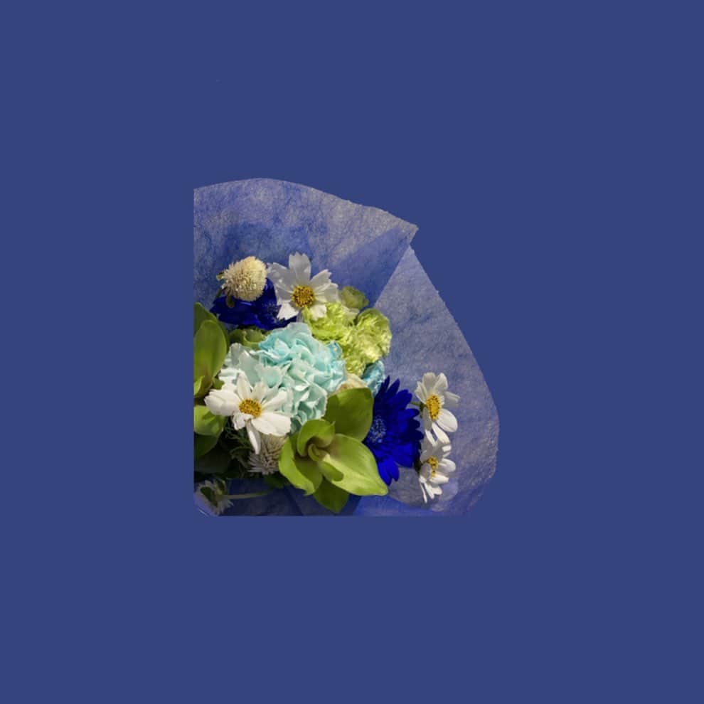 上大迫祐希さんのインスタグラム写真 - (上大迫祐希Instagram)「この間の舞台で頂いたお花  #青の花束 #はじめて #綺麗 #💐 #flower #blue #blueflowers #bouquet」10月15日 19時44分 - y_kamioosako