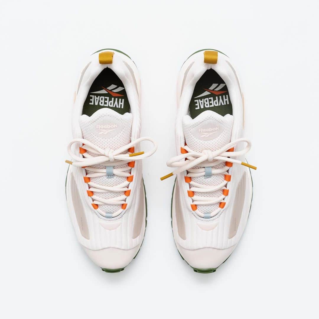Reebok classic JPさんのインスタグラム写真 - (Reebok classic JPInstagram)「リーボックとのコラボレーションでHYPRBAE(ハイプベイ)が初めてスニーカーを発表。スタイルの固定概念を打ち破った目を見張るシルエットで登場。 「HYPEBAE×Reebok DMX Thrill」2020年10月15日発売。 @hypebae #リーボッククラシック」10月15日 19時54分 - reebokclassicjp
