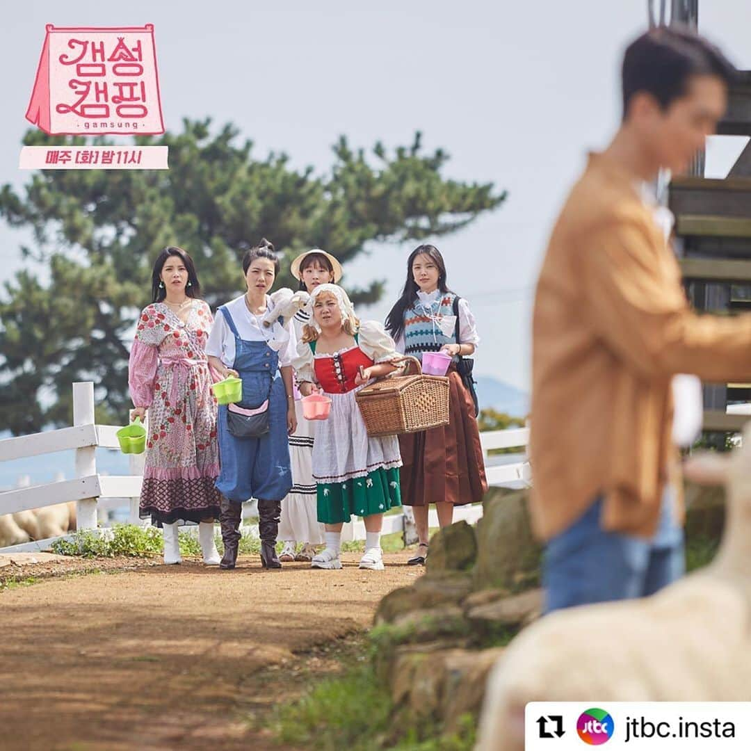 Mamamooさんのインスタグラム写真 - (MamamooInstagram)「. #Repost @jtbc.insta with @make_repost ・・・ 첫 번째 캠핑부터 우당탕탕 완벽 케미였던 캠퍼들과 캠친 송승헌🤜🤛 다음 주 갬성도 준비 완료👉  매주 [화] 밤 11시 #갬성캠핑 떠나요!」10月15日 20時14分 - mamamoo_official