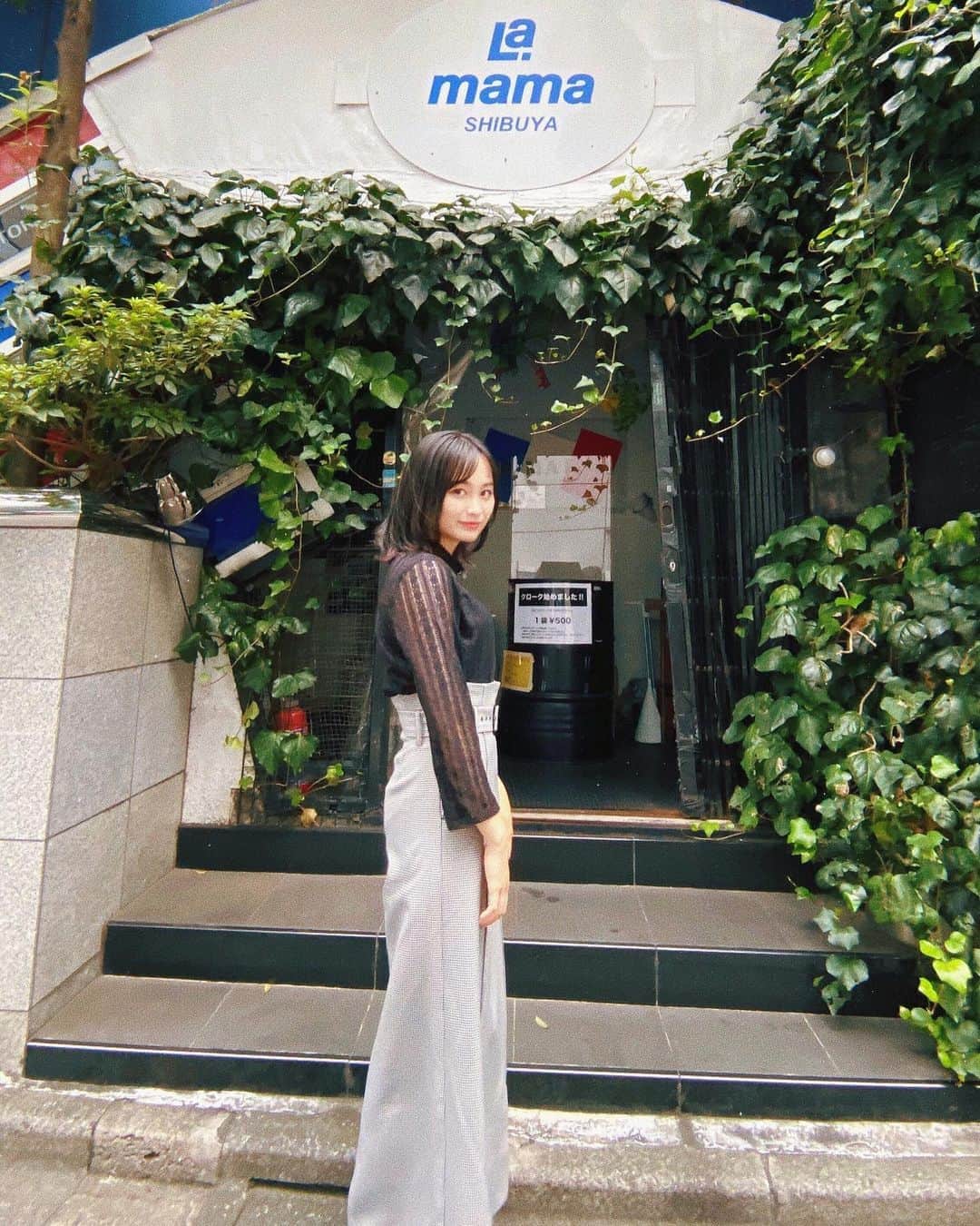 Luna.（ルナ）のインスタグラム：「#渋谷ライブハウス散歩👣  La.mama🎞道玄坂」
