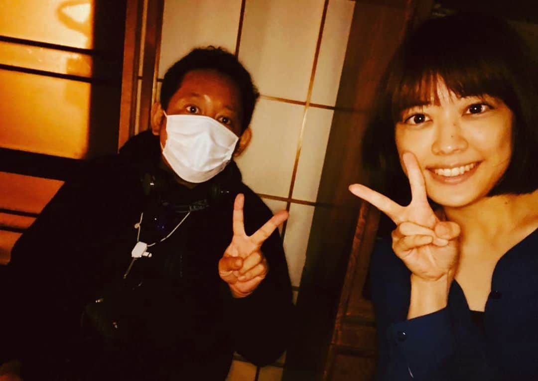 のインスタグラム：「DAY14. 少しずつクランクアップする俳優が出てきて、今夜は遂にあの方がアップ。 福田さんこの後ボロ泣き。 でもまたミニシアターで再会できるよね。 https://motion-gallery.net/projects/irie-movie」