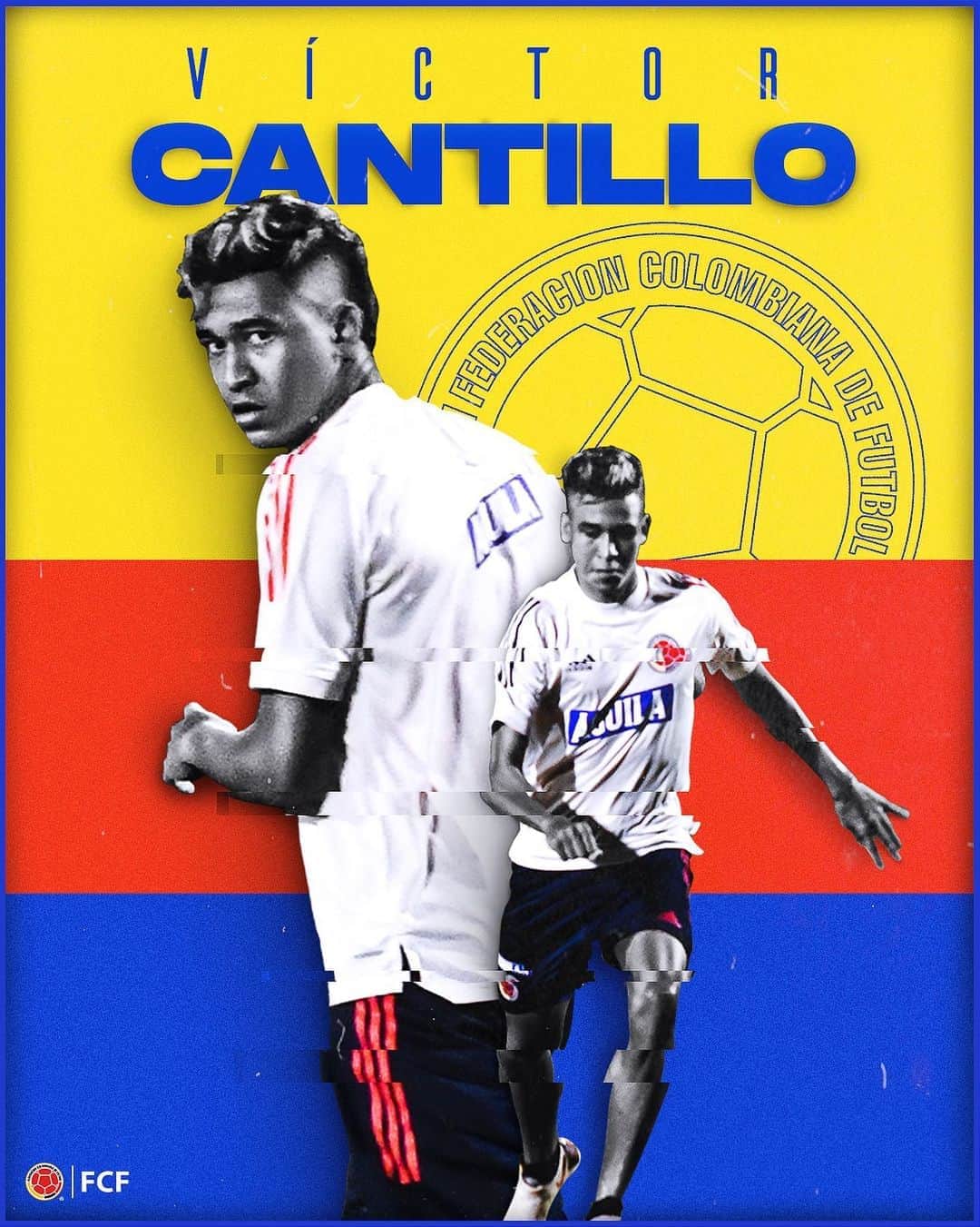 サッカー コロンビア代表チームのインスタグラム：「¡Felices 2️⃣7️⃣ @victorcantillo_oficial ! 🥳🎂  Que sean muchos más llenos de fútbol, abrazo de gol ⚽️」