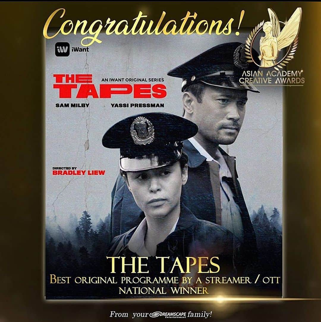 サム・ミルビーさんのインスタグラム写真 - (サム・ミルビーInstagram)「Thank you so much for this humbling recognition Asian Creative Academy Awards! Thank you @dreamscapeph! #TheTapes」10月15日 22時23分 - samuelmilby