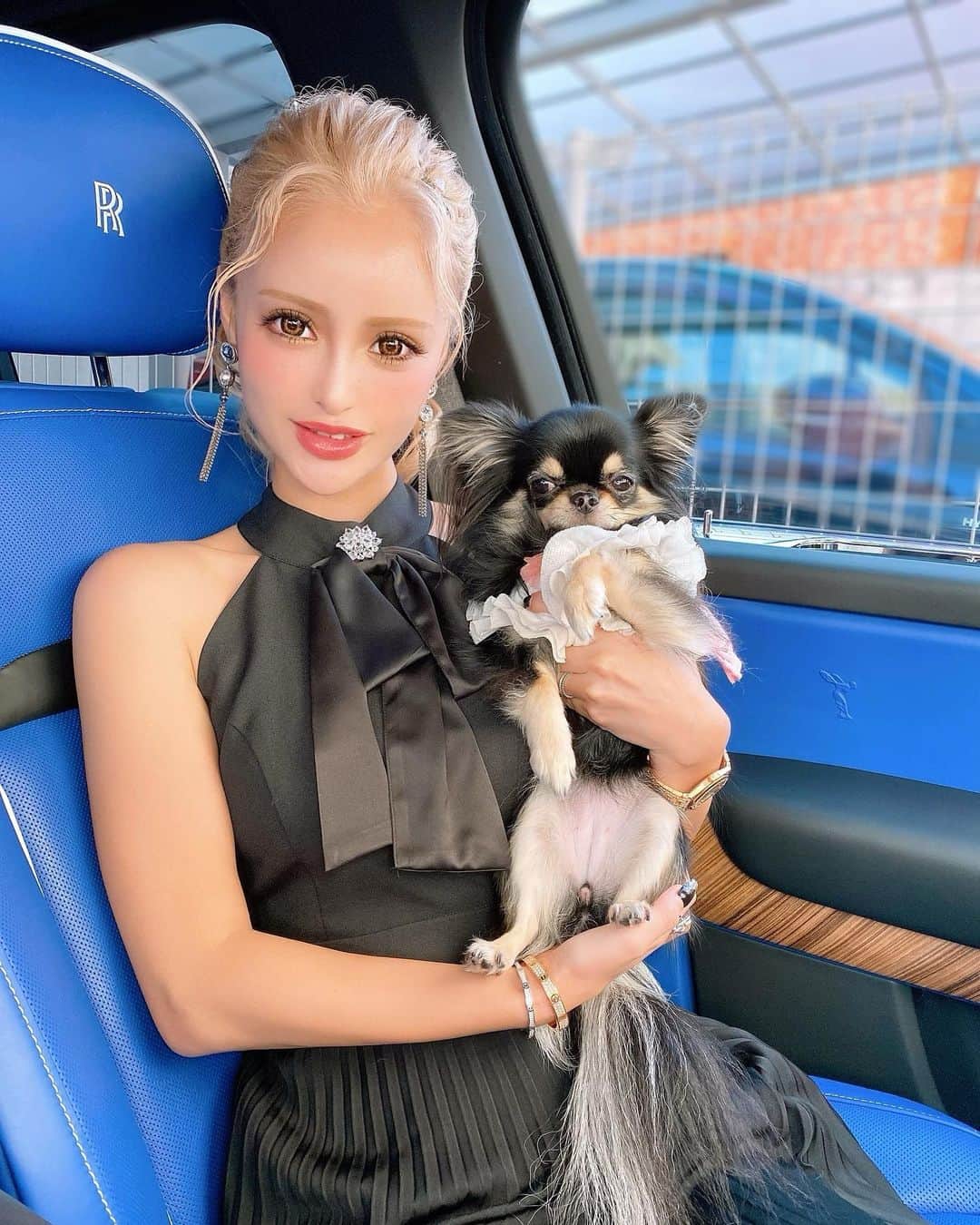 ぱぴのインスタグラム：「. . ぷよ姫と🐶❤️📸 毎日癒しをありがとう🥰 大好きだよ💕 . .」