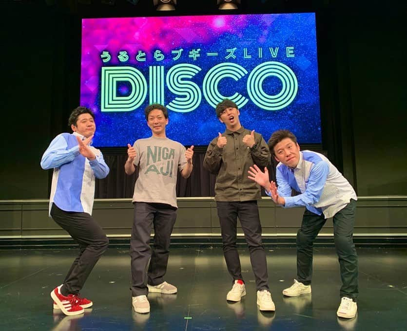 佐々木崇博（うるとらブギーズ）のインスタグラム：「昨日はうるとらブギーズLIVE「DISCO」ありがとうございました！今回もいかしたダンスホールになりました！またよろしくだぜ！！  #うるとらブギーズ #ニューヨーク #DISCO #ダメダメ #違う違う #結果オーライ」