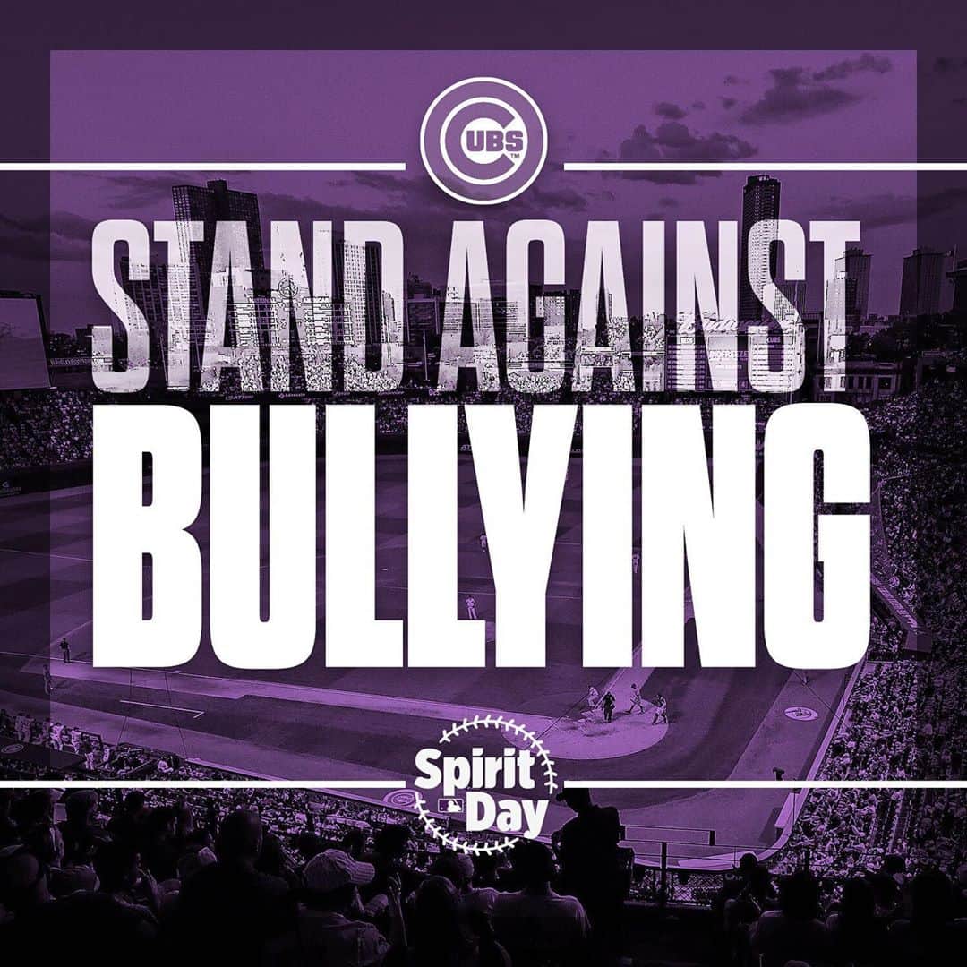 シカゴ・カブスさんのインスタグラム写真 - (シカゴ・カブスInstagram)「We are proud to go purple and join @mlb in taking a stand against LGBTQ bullying. #SpiritDay 💜 Learn more and take the pledge at glaad.org/SpiritDay (or link in bio).」10月15日 23時06分 - cubs