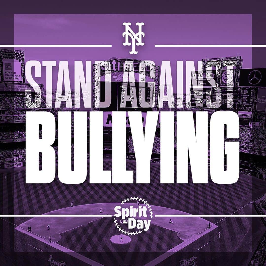 ニューヨーク・メッツさんのインスタグラム写真 - (ニューヨーク・メッツInstagram)「Today we celebrate #SpiritDay and stand against bullying. 💜」10月15日 23時47分 - mets