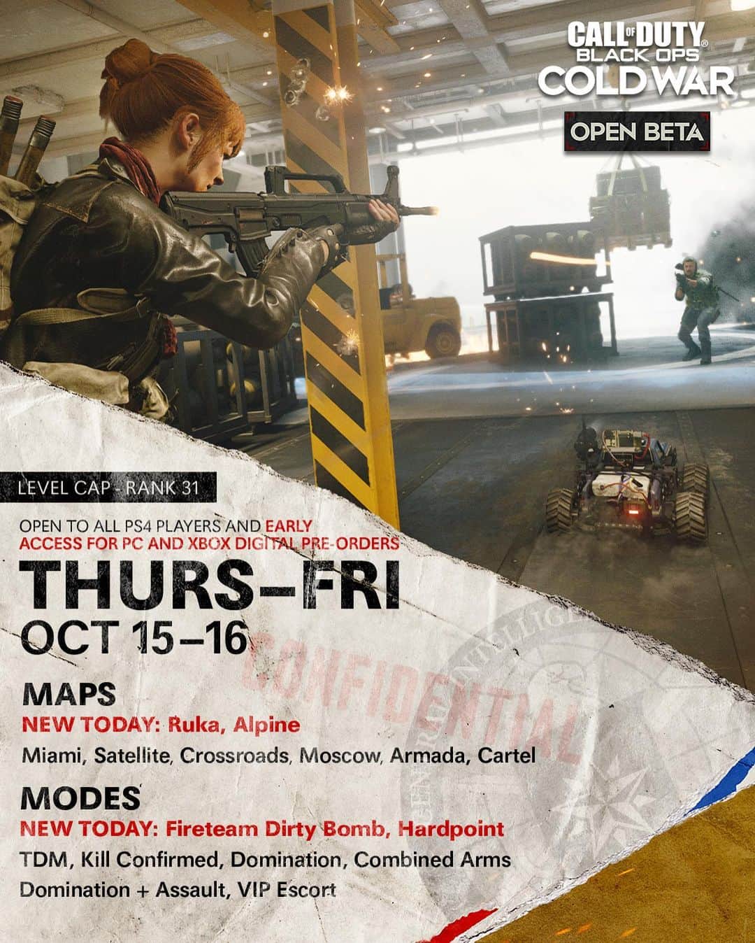 Call of Dutyさんのインスタグラム写真 - (Call of DutyInstagram)「The schedule for the second weekend of #BlackOpsColdWar Beta is here.」10月16日 0時00分 - callofduty