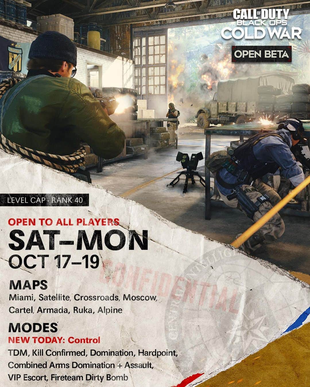 Call of Dutyさんのインスタグラム写真 - (Call of DutyInstagram)「The schedule for the second weekend of #BlackOpsColdWar Beta is here.」10月16日 0時00分 - callofduty