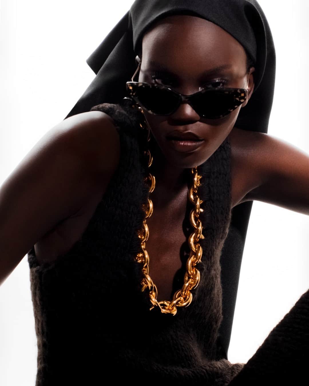 のインスタグラム：「Fierce looks for uncertain times – GAPI in Antigua/Champagne Gold as styled by @marcus.cuffie and photographed by @cruzcvaldez for @interviewmag. __ #mykita #linkinbio」