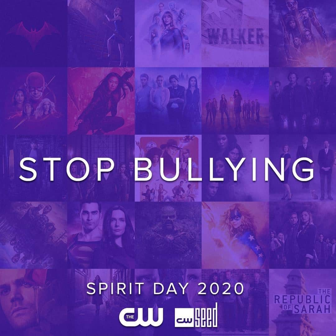 The Flashのインスタグラム：「It’s #SpiritDay! Go purple now to take a stand against bullying and to support LGBTQ+ youth. http://glaad.org/spiritday」