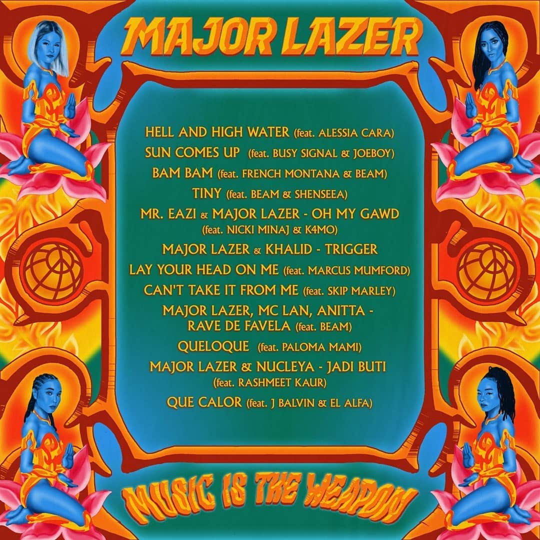 メジャー・レーザーさんのインスタグラム写真 - (メジャー・レーザーInstagram)「OCTOBER 23. MUSIC IS THE WEAPON」10月16日 1時05分 - majorlazer