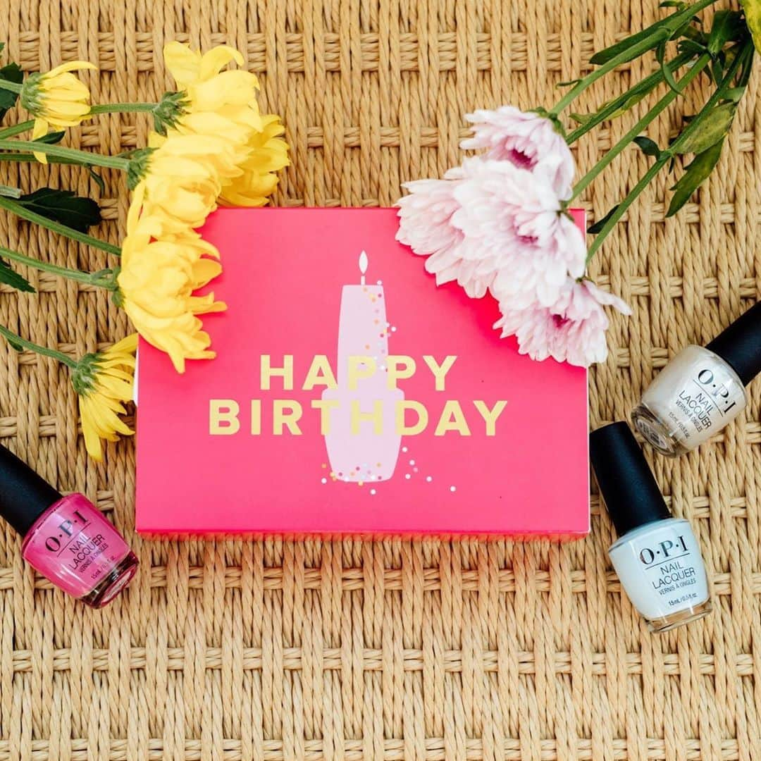 OPIさんのインスタグラム写真 - (OPIInstagram)「A #BirthdayGift you’d love to give or receive year after year.🎊 #NailedIt!  We vote for custom polishes from #OPI. How about you?!  #ColorIsTheAnswer #OPIObsessed #CustomGift #BirthdayEssential #NailGoals #NailInspo #NailTrends #TrendyNails」10月16日 1時53分 - opi