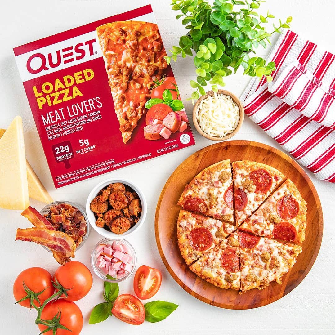 questnutritionさんのインスタグラム写真 - (questnutritionInstagram)「PIZZA GIVEAWAY! 🍕🥳💙 We’re celebrating the launch of Loaded Meat Lover’s by giving TWELVE (12) WINNERS coupons for FREE PIZZA! 🎉🙌 • TO ENTER, see the steps below: • 1️⃣. LIKE this post. 2️⃣. FOLLOW @questnutrition. (We check 🧐) 3️⃣. TAG YOUR PIZZA PARTY CREW.👇 (You can tag multiple friends. ONE FRIEND ONLY TAGGED PER COMMENT. The more people you tag = higher chance of winning. So tag as many of those special people away! 🎉) • Winners will be announced on 10/22/20 in the comments. U.S. winners only. Must be 18+ or older to win. Each winner will win two free pizza coupons - each coupon redeemable for one Quest Pizza. Contest is not affiliated with Instagram. Good luck! #OnaQuest #QuestNutrition #QuestPizza」10月16日 2時09分 - questnutrition