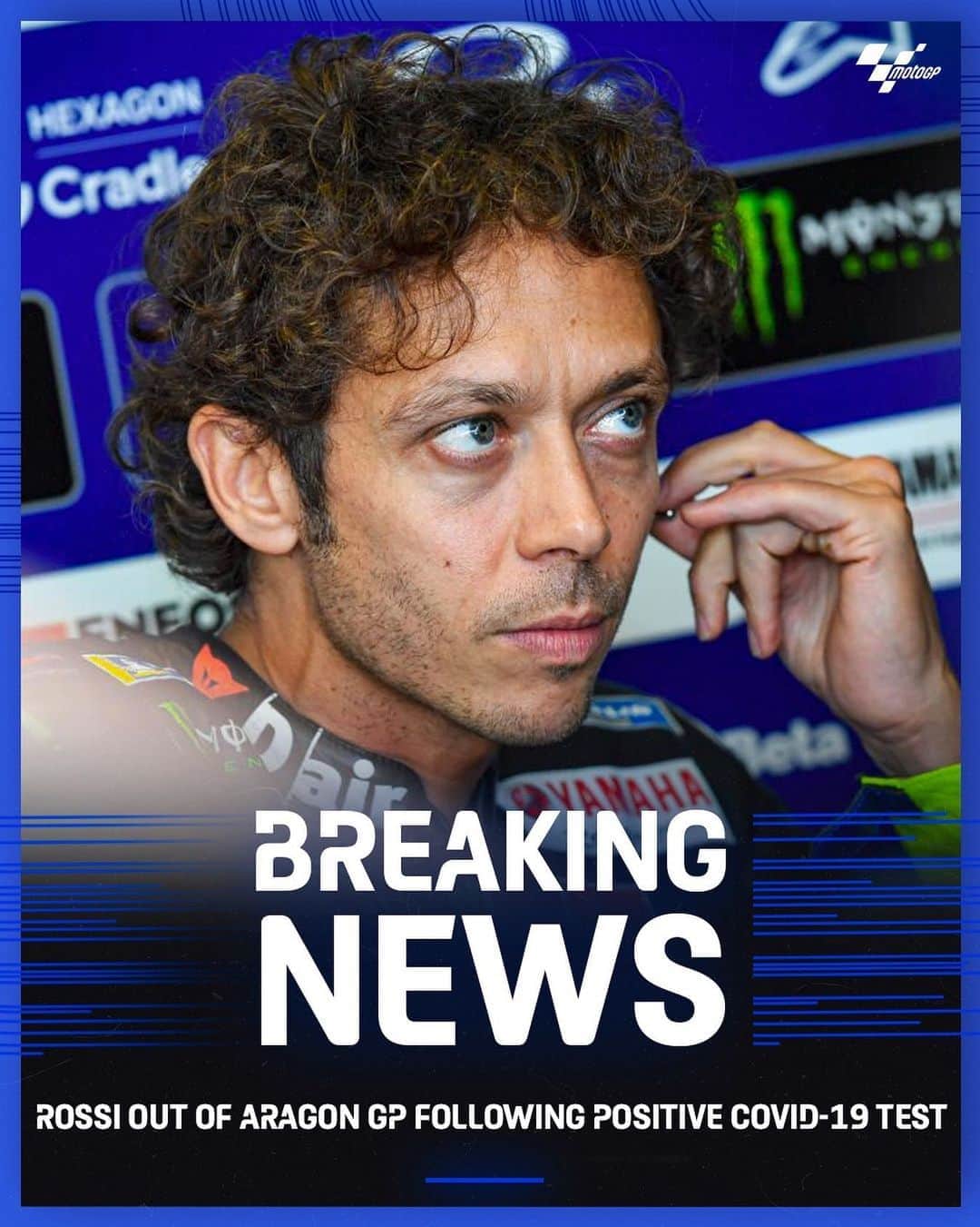 MotoGPさんのインスタグラム写真 - (MotoGPInstagram)「BREAKING: @ValeYellow46 to miss #AragonGP following positive COVID-19 test 📋 We wish Vale a speedy recovery and look forward to seeing him back soon! 💪 #MotoGP」10月16日 2時10分 - motogp