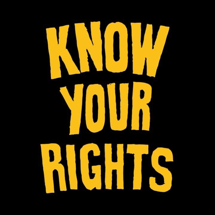 のインスタグラム：「Know your Rights is a commentary on the injustices and cultural climate of his time. It’s still as relevant today, as it was when he wrote these words. @joestrummerofficial」