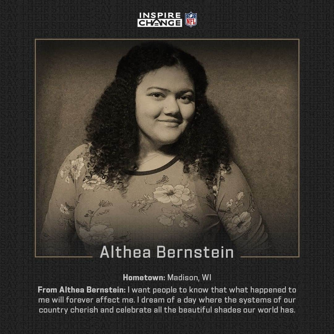 NFLさんのインスタグラム写真 - (NFLInstagram)「Say Her Name: Althea Bernstein #SayTheirStories」10月16日 4時00分 - nfl