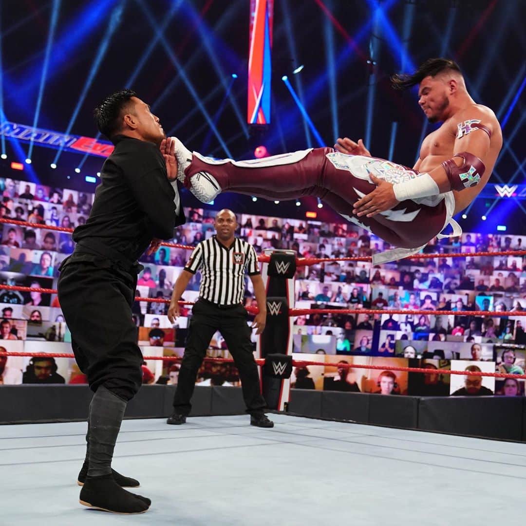 WWEさんのインスタグラム写真 - (WWEInstagram)「This week’s #WWEMainEvent showcases two 🔥 matchups!  @drewgulak takes on @titusoneilwwe, and @realtozawa goes head to head with @humberto_wwe.  Now available on @hulu! 👀 #DontMissIt」10月16日 6時21分 - wwe