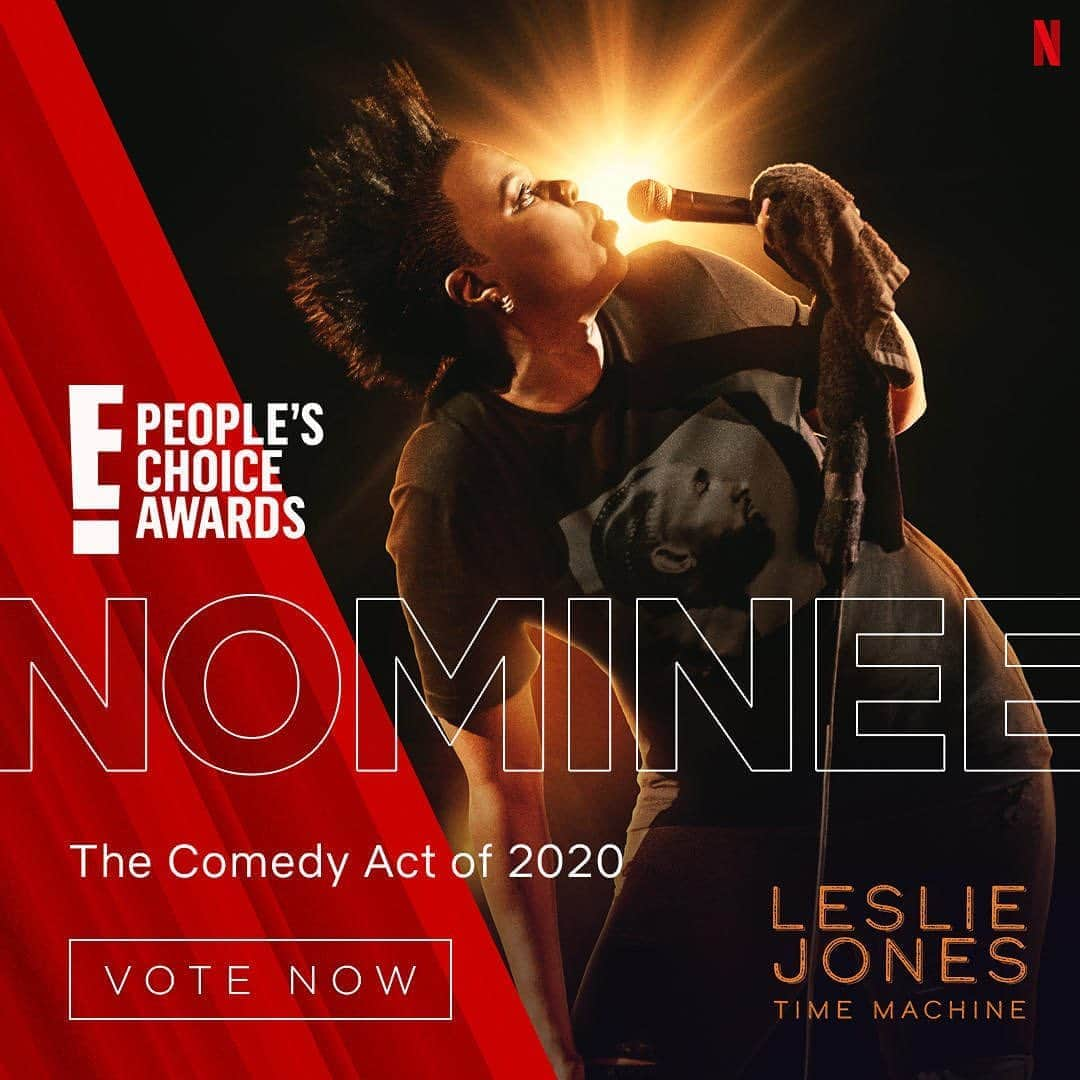 レスリー・ジョーンズさんのインスタグラム写真 - (レスリー・ジョーンズInstagram)「Honored to be nominated for COMEDY ACT of 2020 by @peopleschoice !! Turbo Voting Day is TODAY where votes count double! Voting is open to the public now through October 23rd. Check my story for the swipe up link to vote!!!」10月16日 7時43分 - lesdogggg