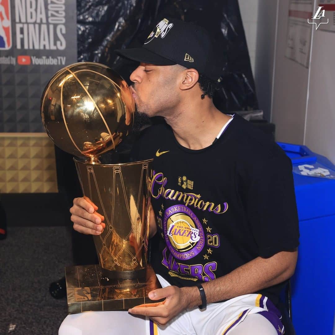 Los Angeles Lakersさんのインスタグラム写真 - (Los Angeles LakersInstagram)「The lifelong Lakers fan turned Lakers Champion 🏆」10月16日 7時45分 - lakers