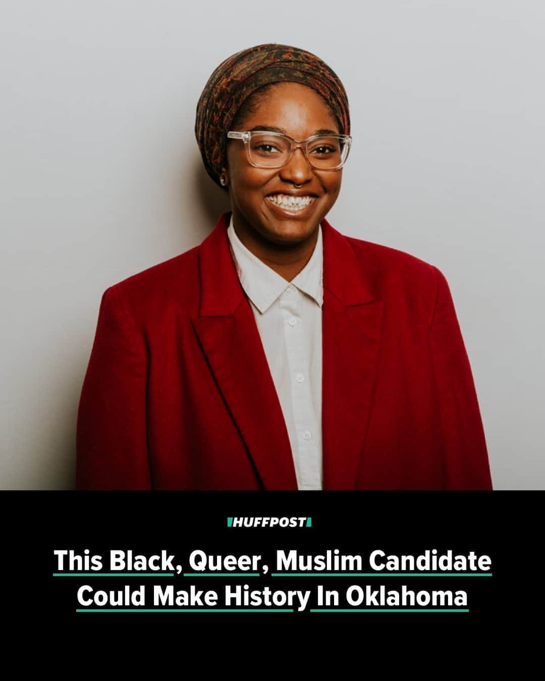 Huffington Postさんのインスタグラム写真 - (Huffington PostInstagram)「Mauree Turner never thought she’d run for office. ⁠ ⁠ “I’m Black, Muslim, femme, queer, born and raised in Oklahoma — politics was the last thing in my crosshairs,” the 27-year-old progressive political newcomer said. ⁠ ⁠ But in less than three weeks, she could become the state’s first Muslim lawmaker.⁠ ⁠ Running for state House in Oklahoma’s 88th district, Turner secured an upset win in the June primary, defeating Democratic incumbent Rep. Jason Dunnington. She will face Republican Kelly Barlean, a former attorney and Washington state legislator, in November. ⁠ ⁠ In a heavily Republican state, Turner’s district, which includes Oklahoma City, leans solidly Democratic — giving her a good shot at the seat. ⁠ ⁠ “Oklahomans have representation that doesn’t have our shared lived experience — that hasn’t been in a family that had to live off SNAP benefits, [or] a single-parent household because one parent was incarcerated,” said Turner, a yearslong community organizer. “That was my upbringing, and it’s not a unique one.”⁠ ⁠ Turner’s progressive platform is centered around criminal justice reform, expanding access to affordable health care and pushing for a higher minimum wage. ⁠ ⁠ Turner was raised in a single-parent household. Her mother worked up to three jobs and her father was incarcerated for years, giving Turner firsthand experience of what it’s like to struggle to make ends meet and to be affected by “a carceral system built on revenge rather than rehabilitation,” as she put it. ⁠ ⁠ If she wins, Turner will follow in the footsteps of trailblazing queer representatives who’ve held the seat: Al McAffrey was the first openly gay person in the state’s legislature, and was followed by Kay Floyd, who is openly lesbian and served until 2014. ⁠ ⁠ As the state’s potential first Muslim lawmaker, Turner thinks it would be “formative for young Muslim folks to see” her elected. ⁠ ⁠ “We are no longer fighting for a seat at the table,” Turner said of her barrier-breaking candidacy. “We’re creating a whole new table where everybody eats.” Read more at our link in bio. // 📷 Mauree Turner For HD88」10月16日 9時25分 - huffpost