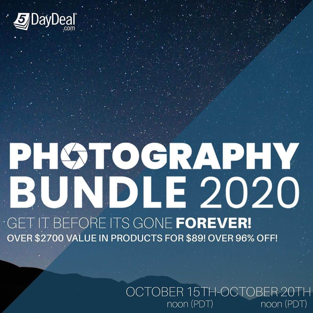 thephotosocietyさんのインスタグラム写真 - (thephotosocietyInstagram)「The @5daydeal 2020 Photography bundle is here! Take your #photography to the next level with the skills, ideas, and tools you need to create astonishing #photos. You get all these resources for just $89. Follow the link in our profile and get yours now! - #5DayDealPhoto #naturephotography #portraitphotography #portraiture」10月16日 10時53分 - thephotosociety