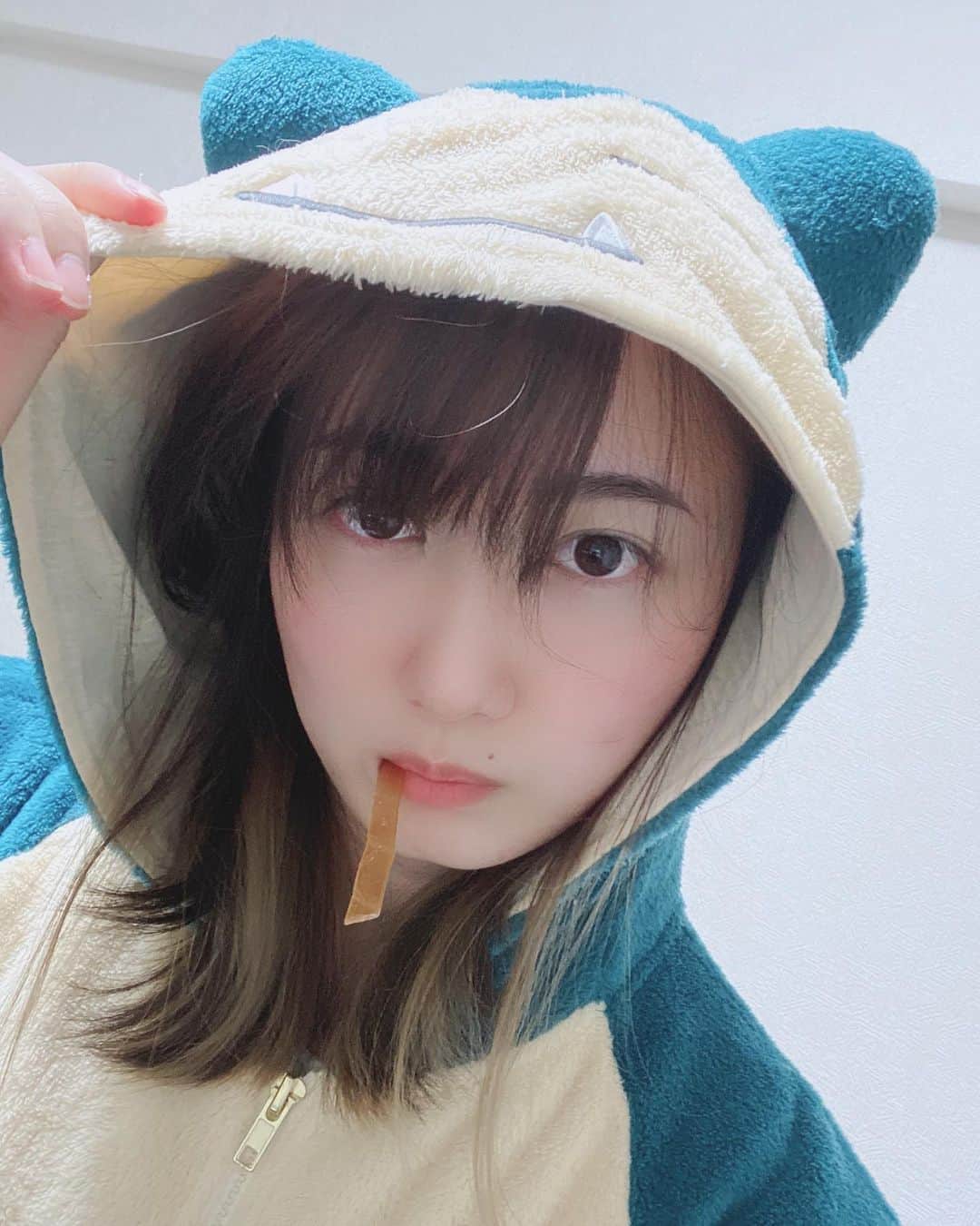 西平風香さんのインスタグラム写真 - (西平風香Instagram)「スルメを喰らうカビゴン( ´ ▽ ` )」10月16日 22時18分 - fuukanishihira