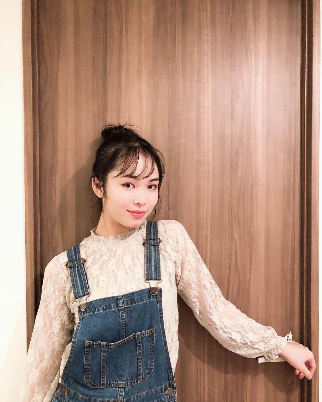 大友樹乃のインスタグラム：「明日も頑張ろう🌙  #ootdfashion #오오티디룩 #멋스타그램#패피남 #今日のコーデ」