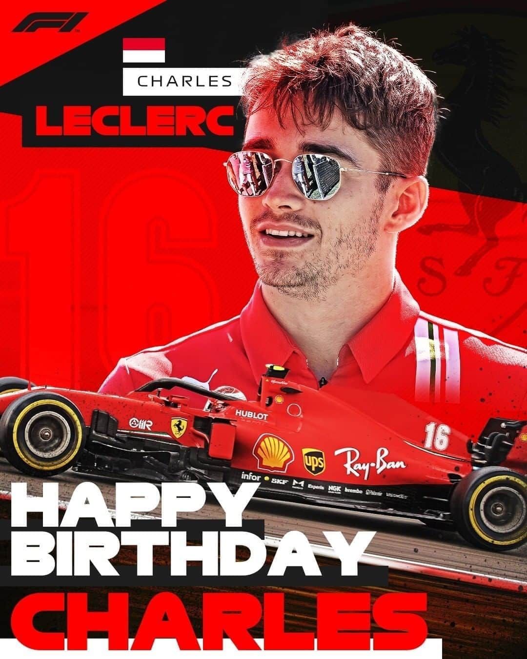 F1さんのインスタグラム写真 - (F1Instagram)「All together now... 🎵🎶 Happy Birthday to you 🎶🎵  @charles_leclerc #Formula1 #F1」10月16日 22時07分 - f1