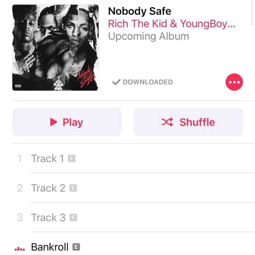 Tori Hughesのインスタグラム：「PRE ORDER NOBODY SAFE NOW ❗️❗️❗️  Hottest album right now 🔥🔥🔥🔥🔥🔥🔥🔥🔥🔥🔥🔥🔥」