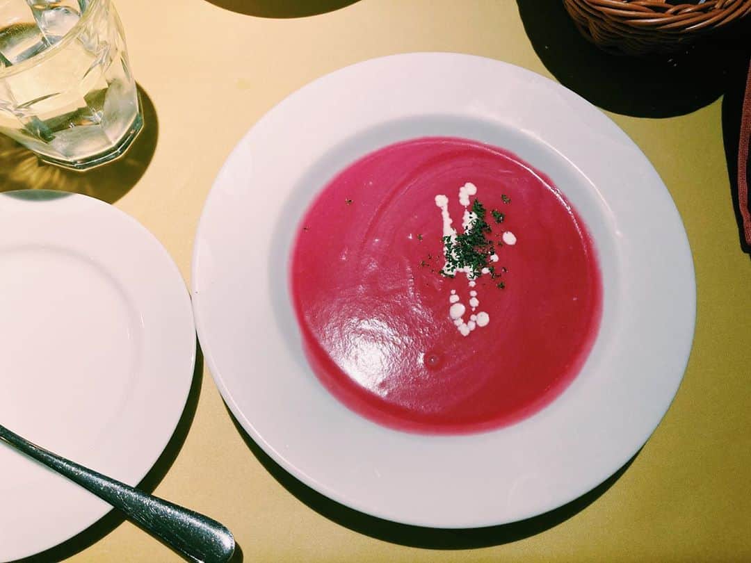 南波志帆さんのインスタグラム写真 - (南波志帆Instagram)「かわいいスープにテンションあがりました〜🎀🌸  #映えた」10月16日 14時30分 - nanbashiho